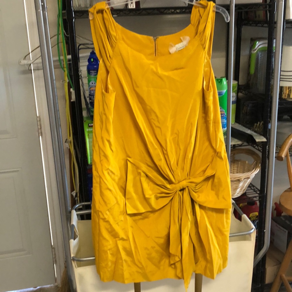 BHLDN Size 14 Marigold Bow Dress